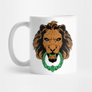 Yellow lion head Mug